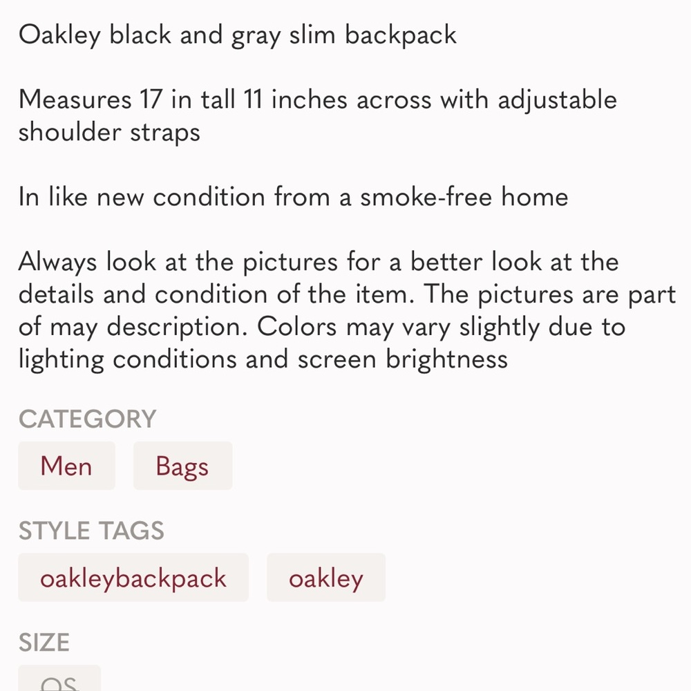 Oakley Backpack - Picture 5 of 5